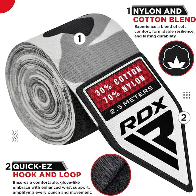 RUČNÍ OMOTÁVKY 2,5 METRU CAMO ŠEDÁ